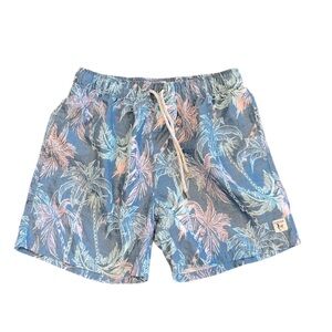 The endless summer Tropical Blue Palm Swim Shorts size large